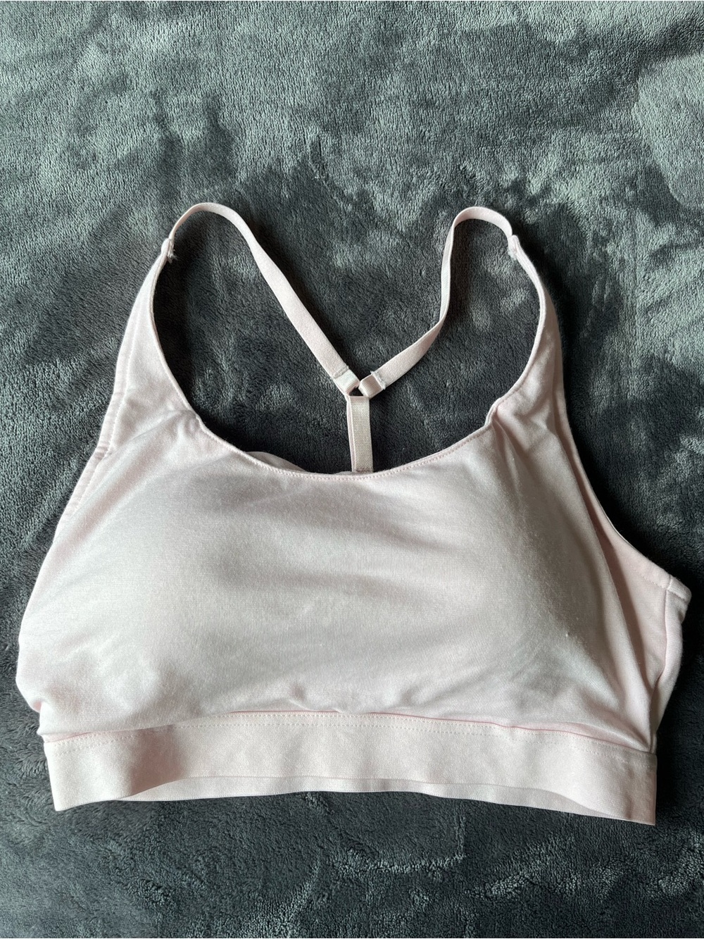 GU Light Pink Seamless Racerback Bra